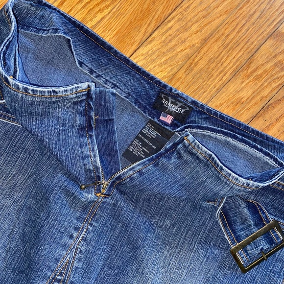 RAMPAGE JEAN SKIRT - Picture 6 of 8